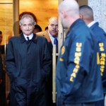 Bernard Madoff počas pojednávaní