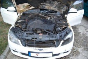 Najviac utrpela časť motora