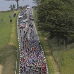 Pelotón počas tretej etapy Tour de France