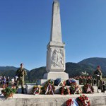 Pamätník na vrchu Zvonica pri strečnianskej tiesňave