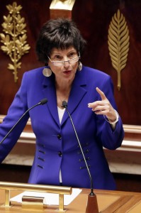 Na snímke francúzska ministerka rodiny Dominique Bertinotti