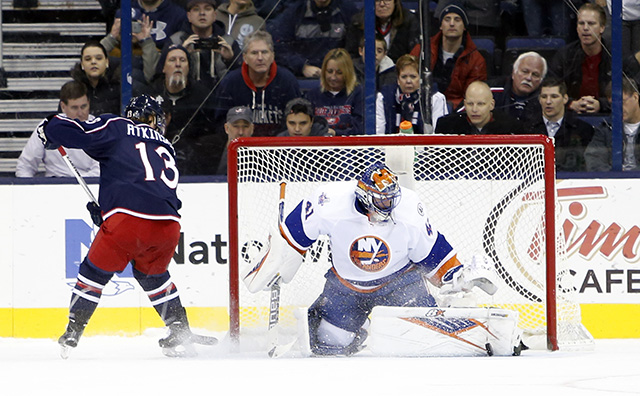 Jaroslav Halák Cam Atkinson