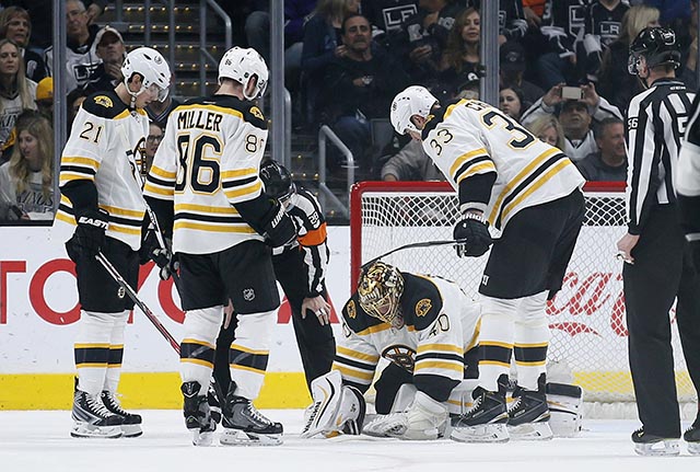 Loui Eriksson, Kevan Miller, Zdeno Chára, Tuukka Rask