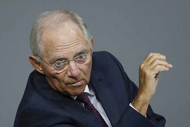 Nemecký minister financií Wolfgang Schäuble