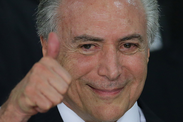 Brazílsky prezident Michel Temer 