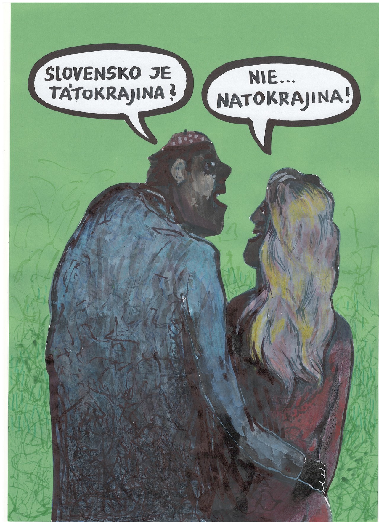 karikatúra, Andrej Mišánke