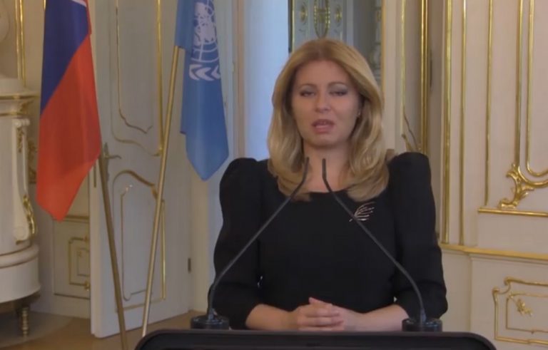 Zuzana Čaputová, prezident, prejav, OSN