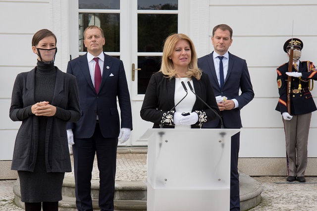 Boris Kollár, Zuzana Čaputová, Igor Matovič