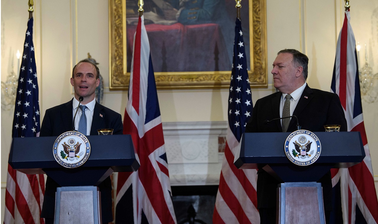 Mike Pompeo Dominic Raab