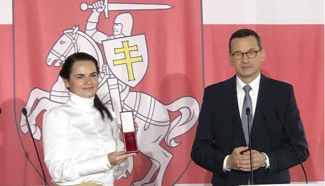Mateusz Morawiecki, Sviatlana Cichanovská