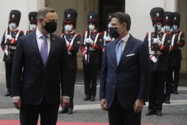 Andrzej Duda, Giuseppe Conte