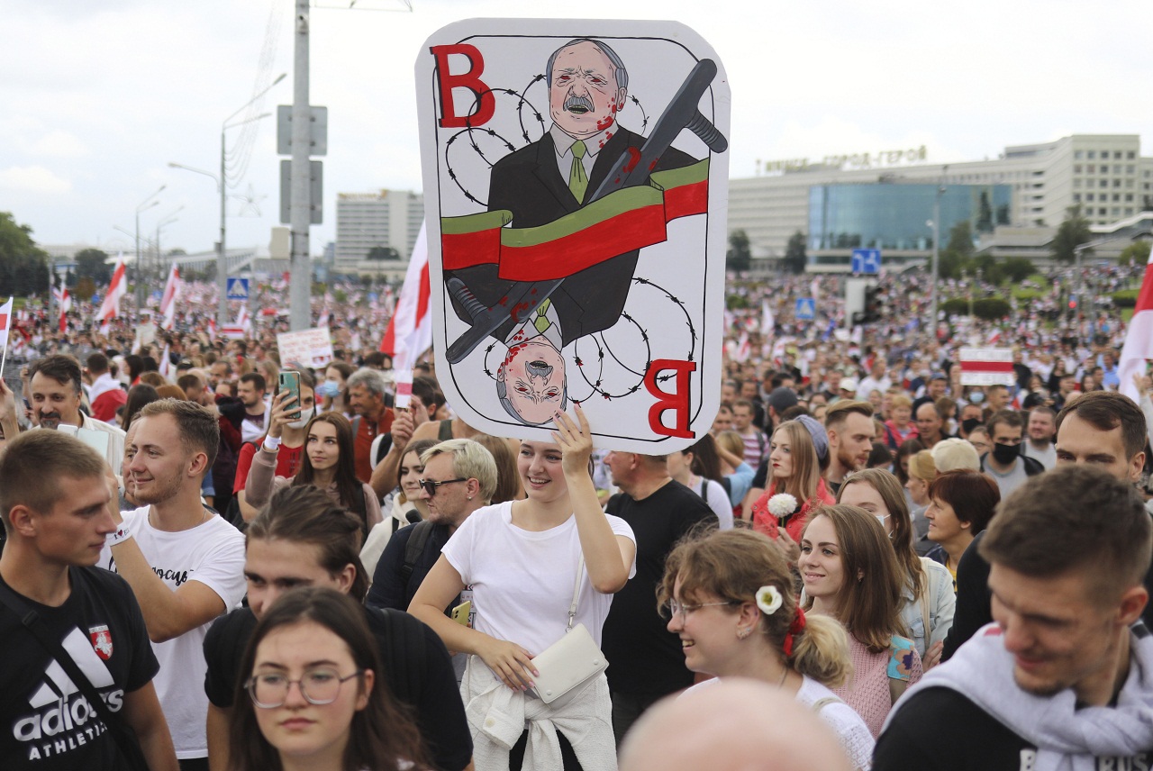 Protesty v Bielorusku