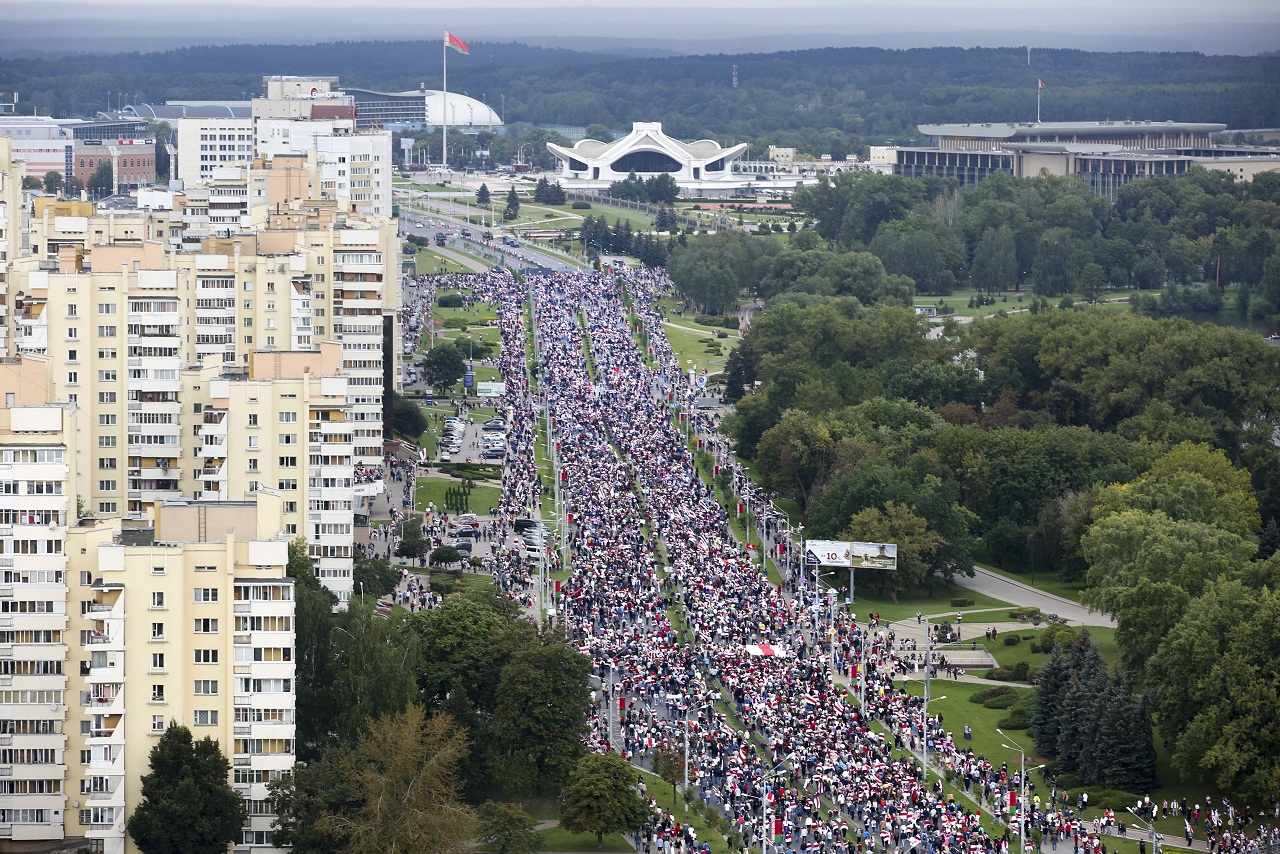Protesty v Bielorusku