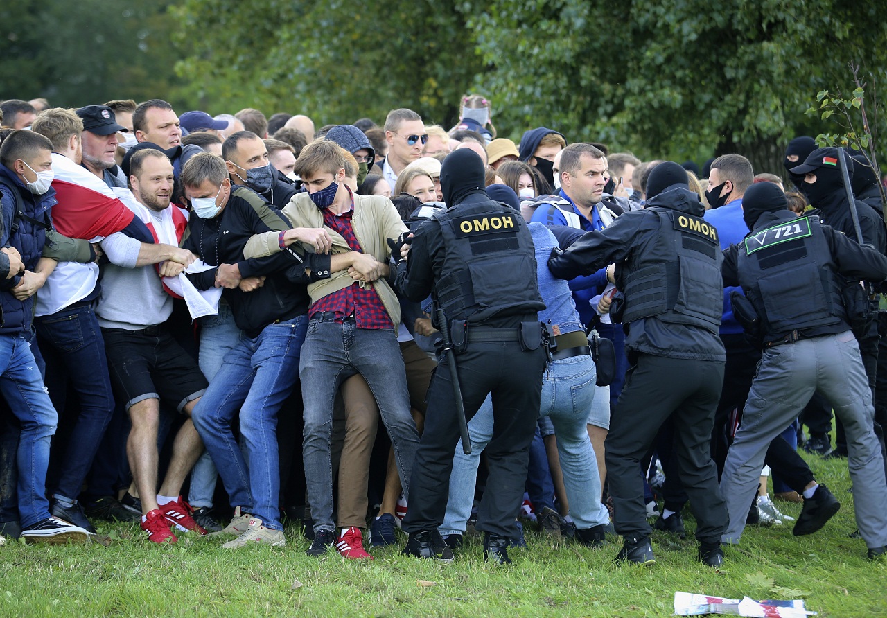 protesty v Bielorusku