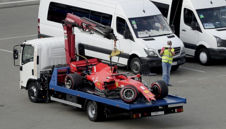 Vettel, nehoda