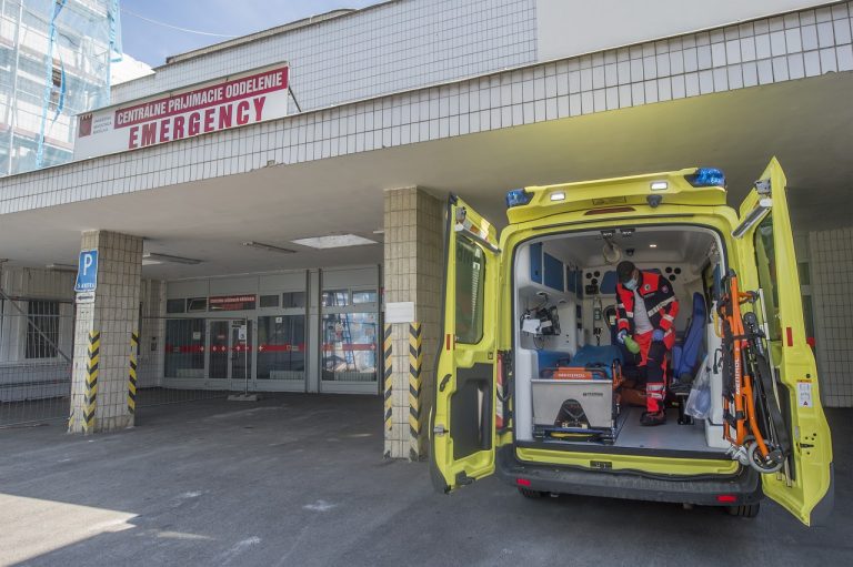 Centrálny príjimacie oddelenie nemocnice v bratislavskom Ružinove