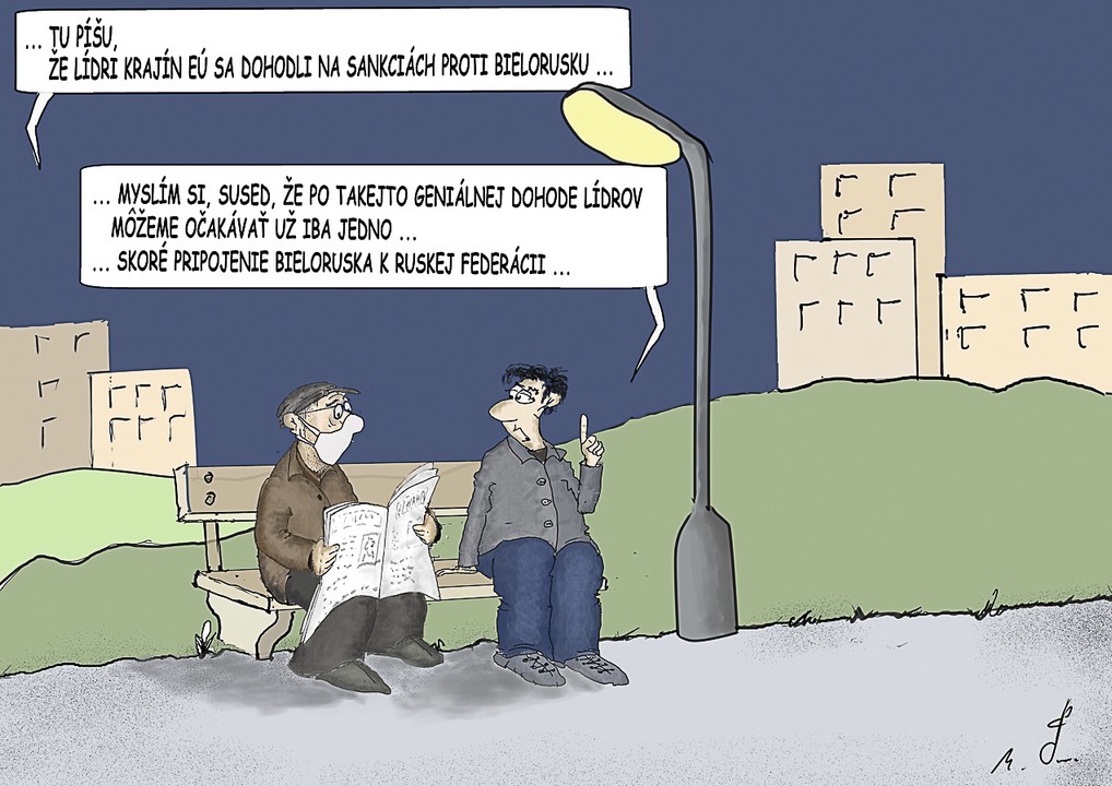Miro Havlíček, Karikatúra