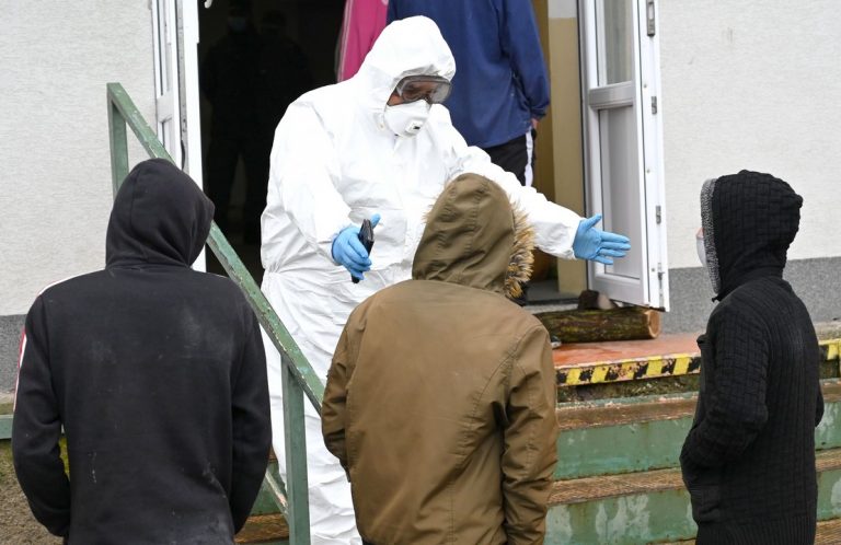 rómska osada, testovanie, Covid-19