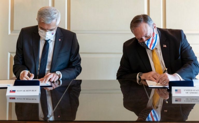 Ivan Korčok, Mike Pompeo, USA, Slovensko