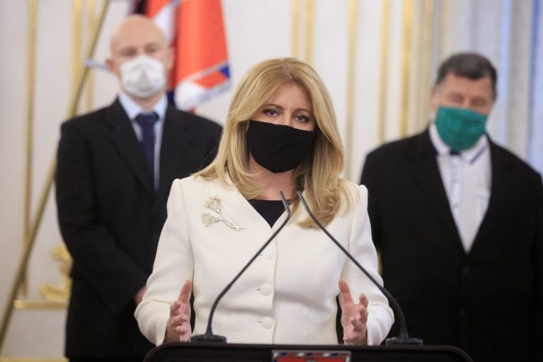 Zuzana Čaputová, prezidentka, testovanie