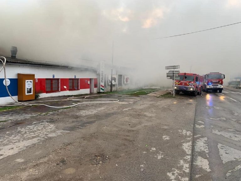 Rozsiahly požiar v Trnave