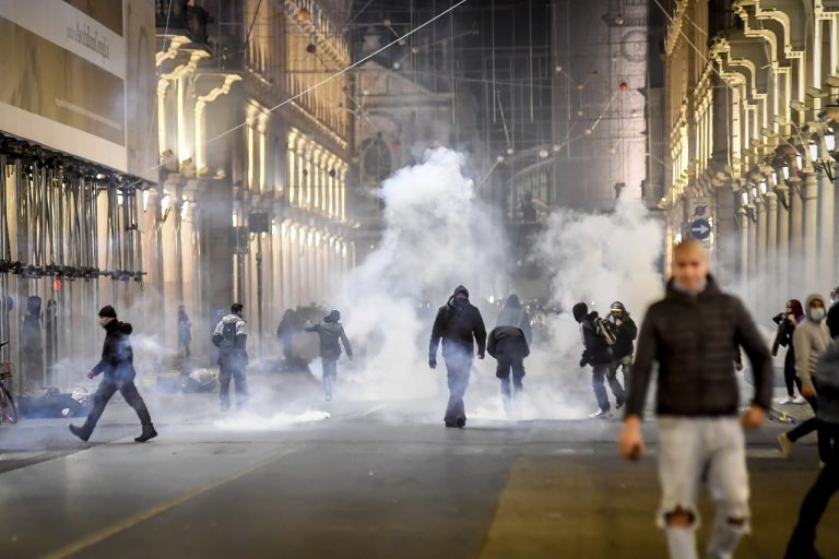 protest taliansko