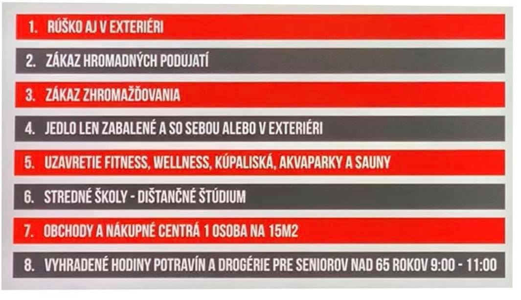 Nové opatrenia
