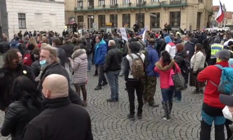 protest praha