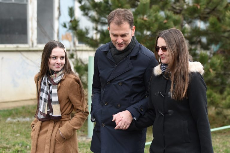 Matovič s rodinou