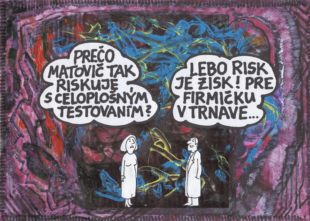 Karikatúra Andreja Mišanka