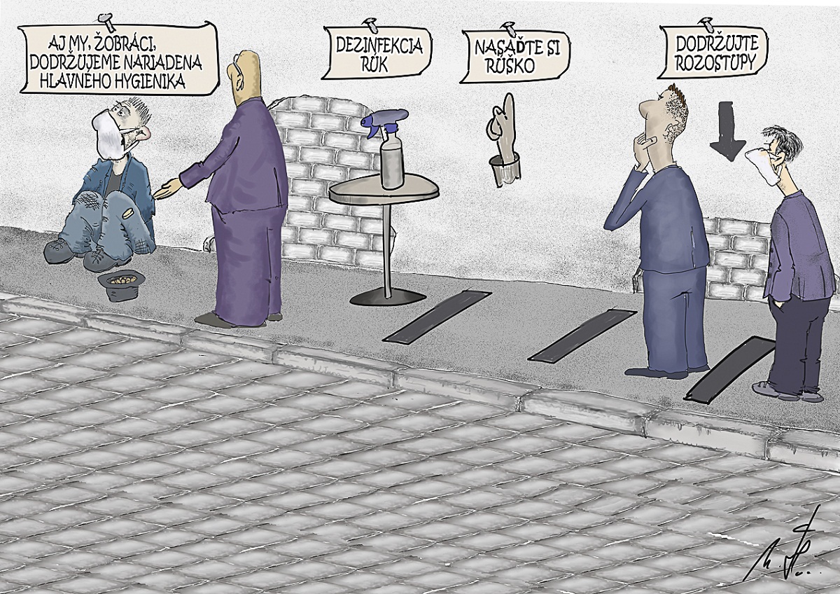 Karikatúra Mira Havlíčka