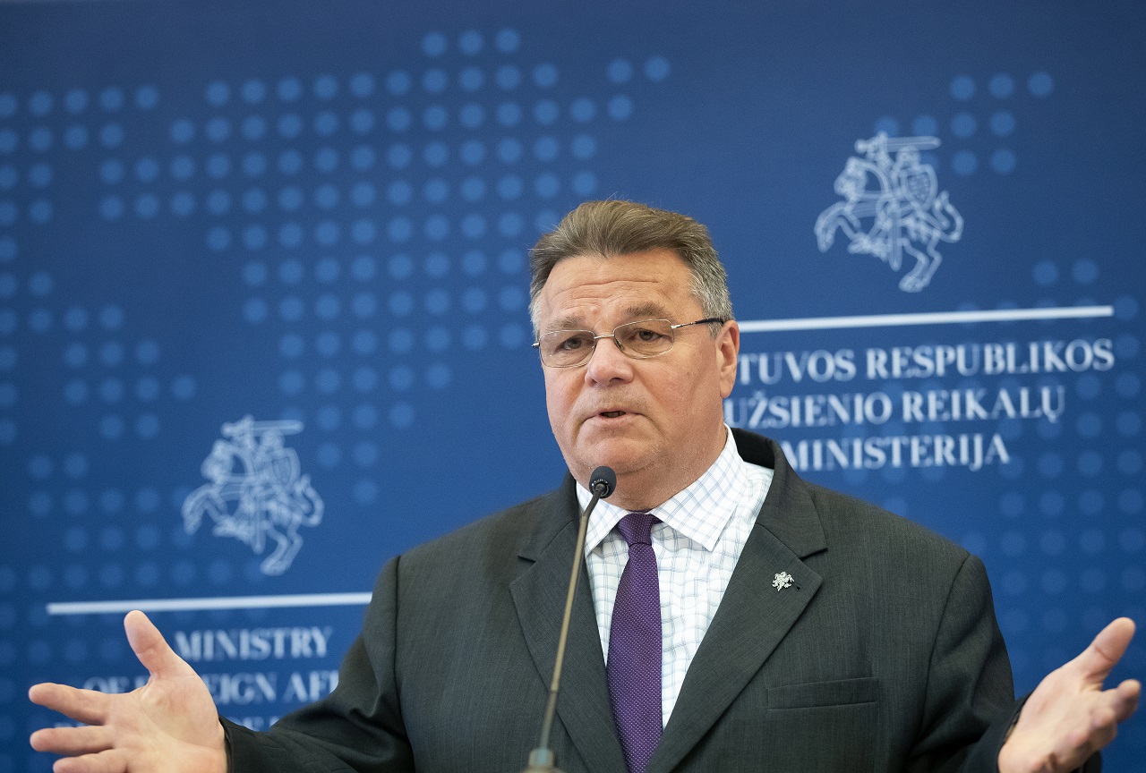 litovský minister zahraničných vecí Linas Linkevičius
