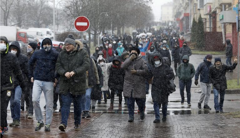 protesty v Bielorusku