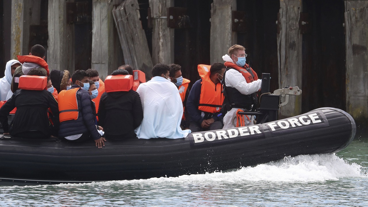 Migranti Lamanšský prieliv