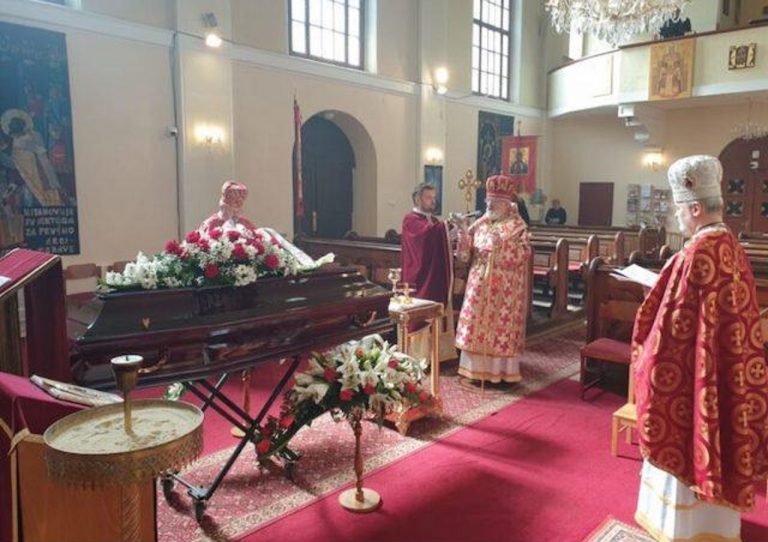 Pohreb kňaza bratislavskej eparchie Vojtecha Rosíka