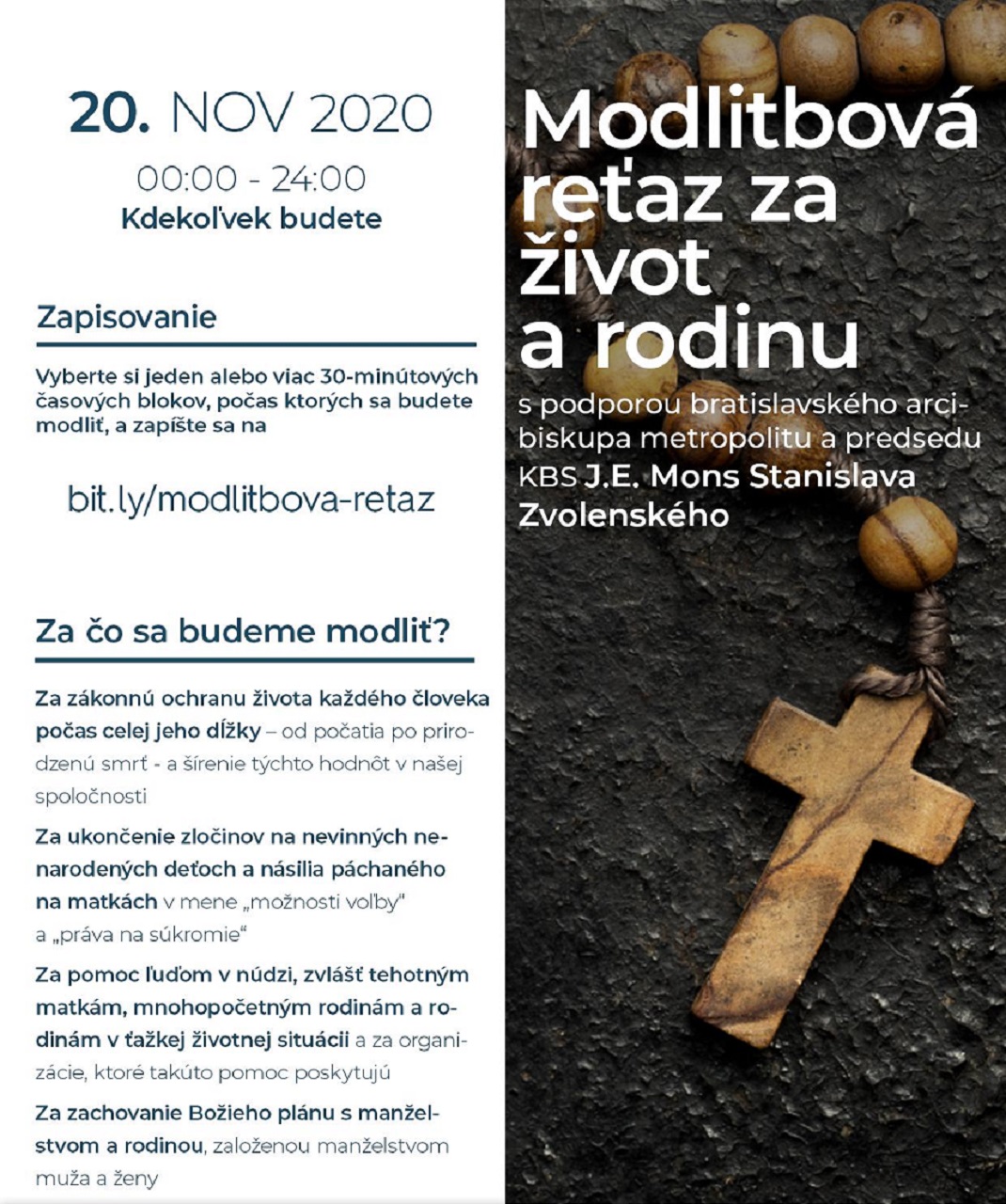 Pro-life organizácie pozývajú zapojiť sa do reťaze modlitieb za život