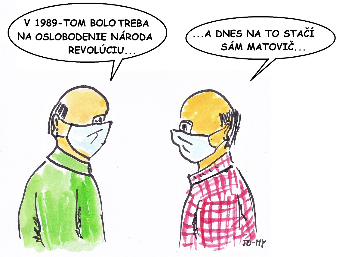 Karikatúra Tomáša Stanislava