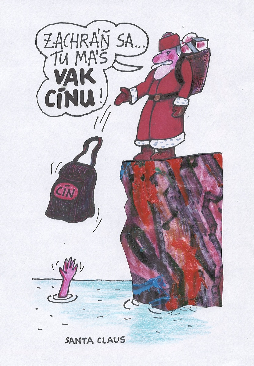 Karikatúra Andreja Mišanka