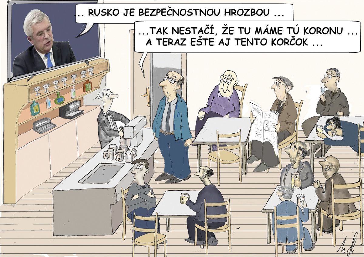Karikatúra Mira Havlíčka