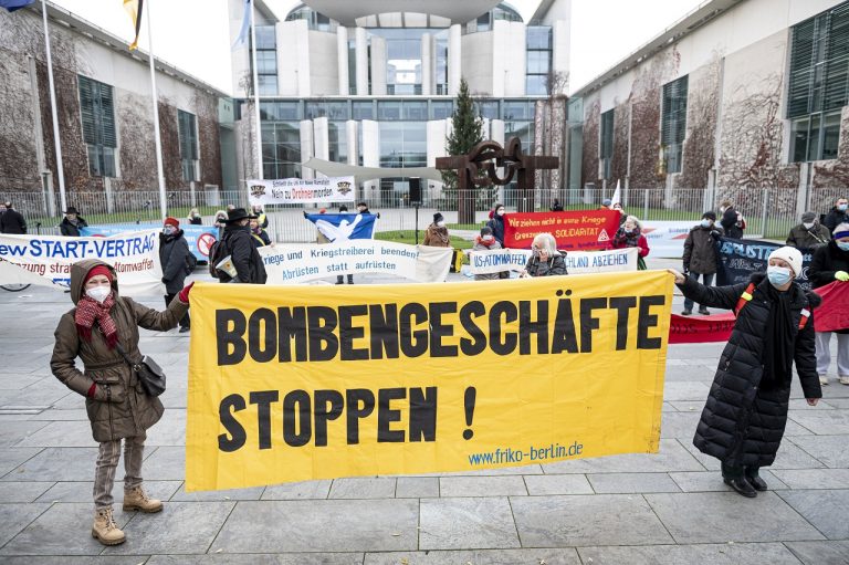 protest v Berlíne