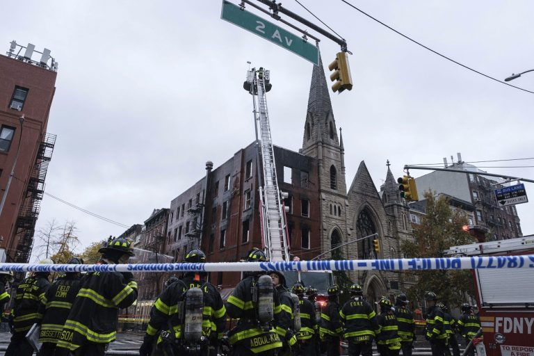 požiar na newyorskom Manhattane