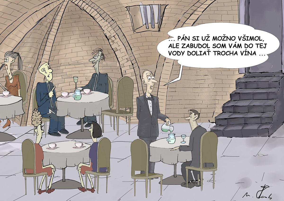 Karikatúra Mira Havlíčka
