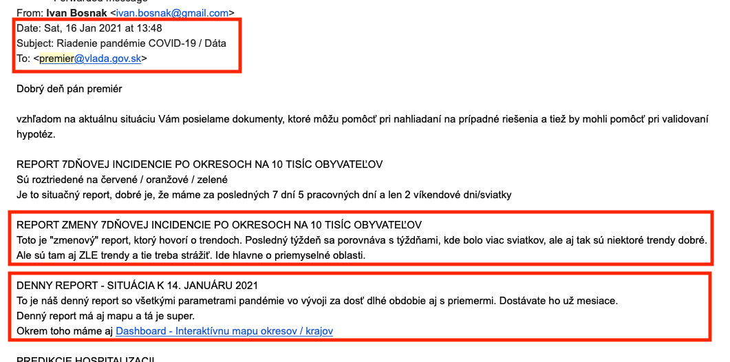 Dáta bez pátosu, Revúca