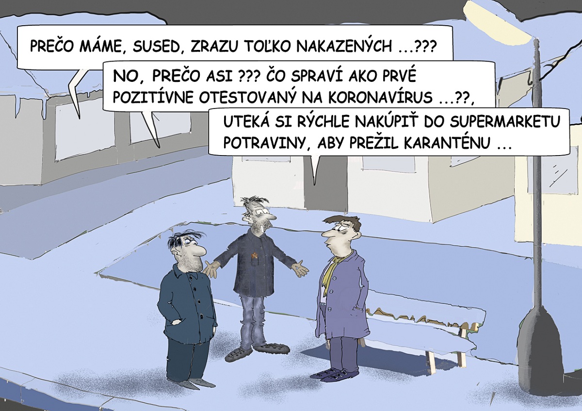 Karikatúra Mira Havlíčka