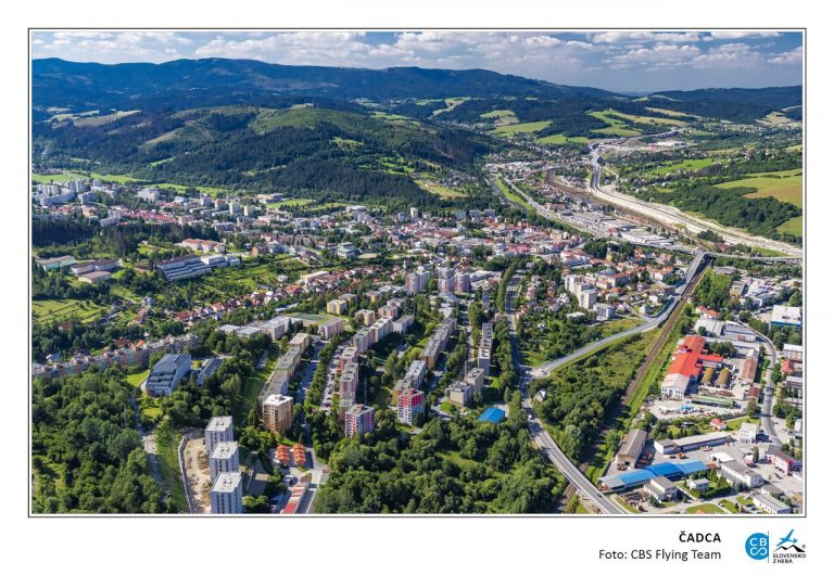 Čadca a okolie z neba