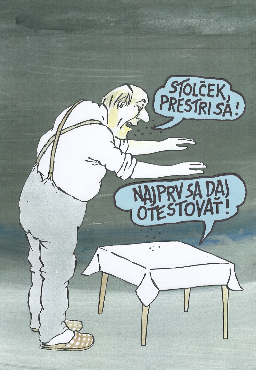 Karikatúra Andreja Mišanka