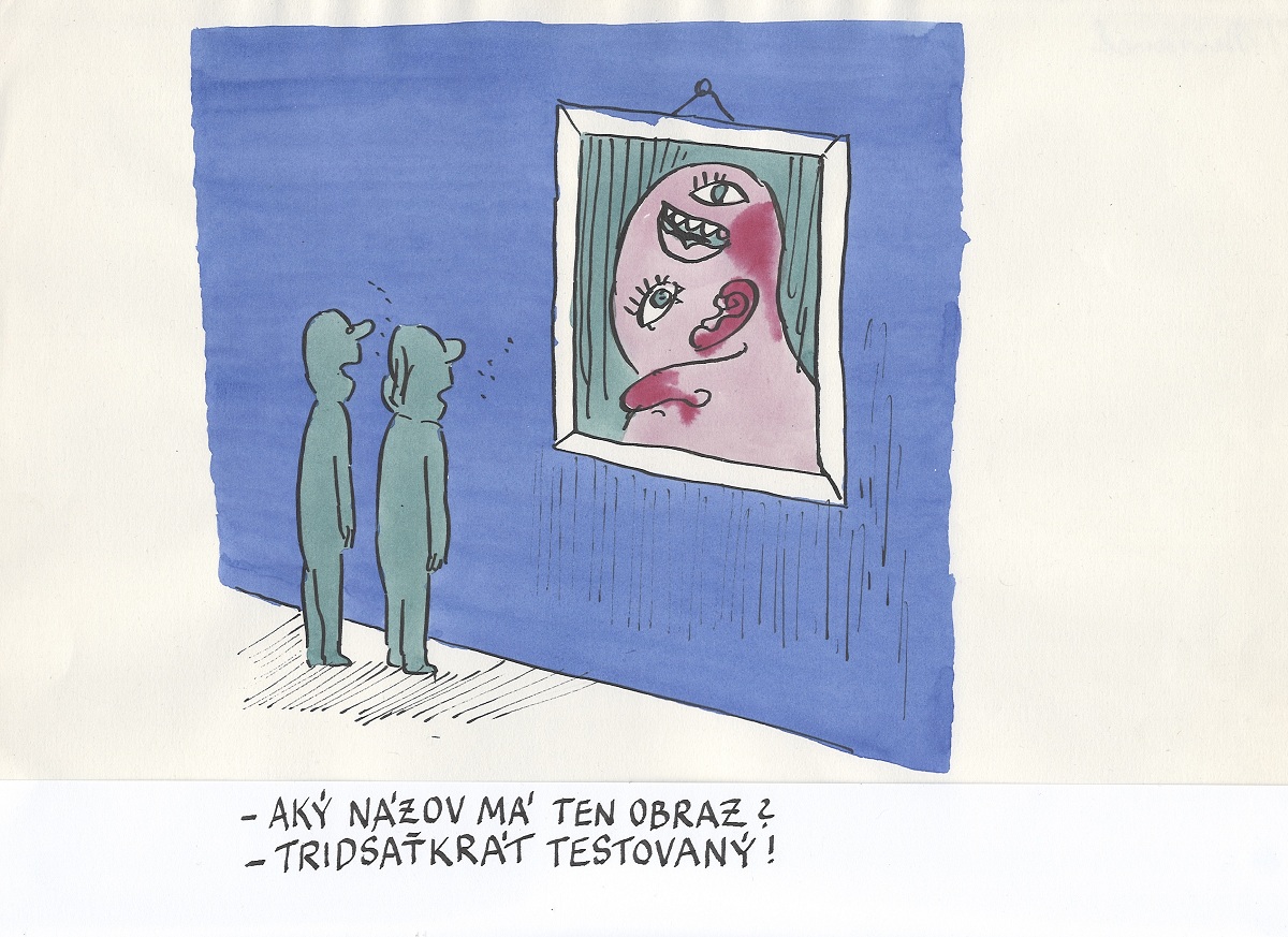 Karikatúra Andreja Mišanka