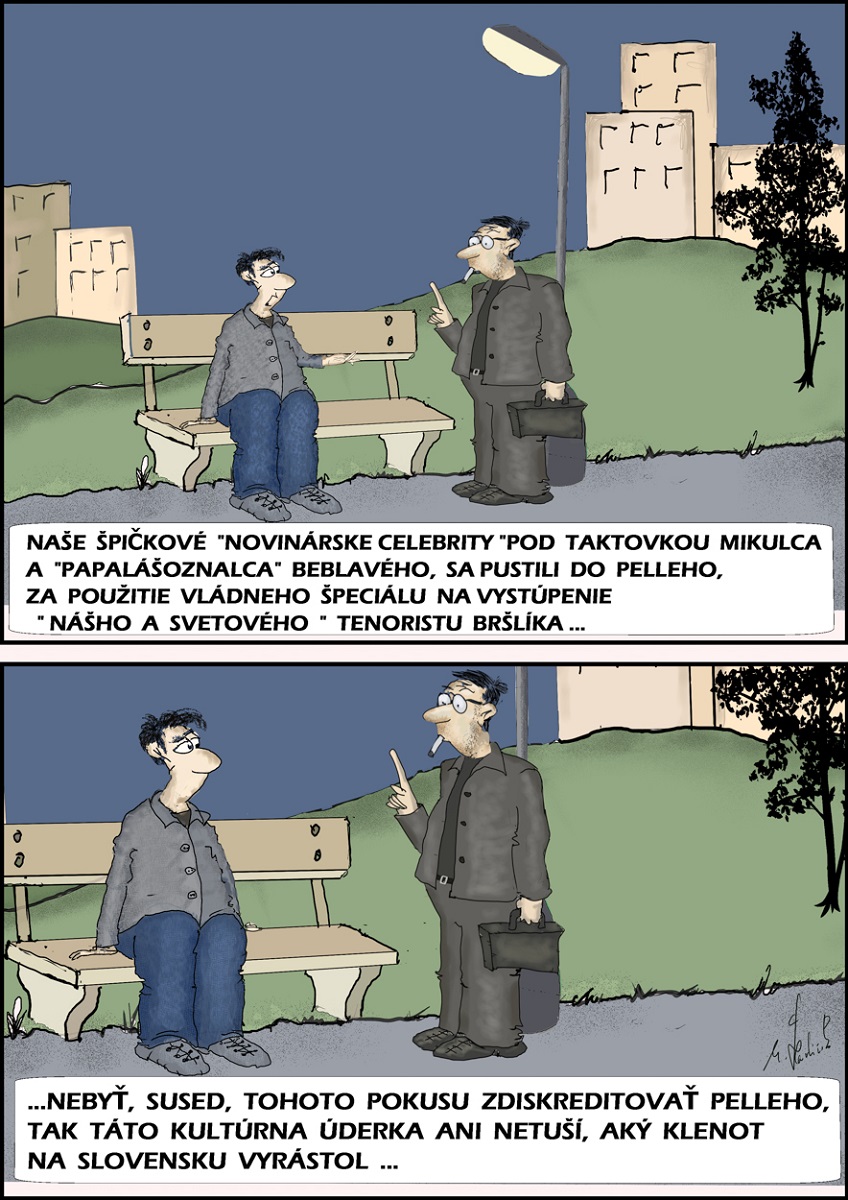 Karikatúra Mira Havlíčka