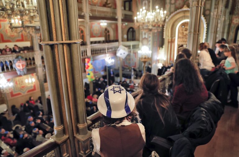 Rumunsko židia Sviatok Purim Oslavy