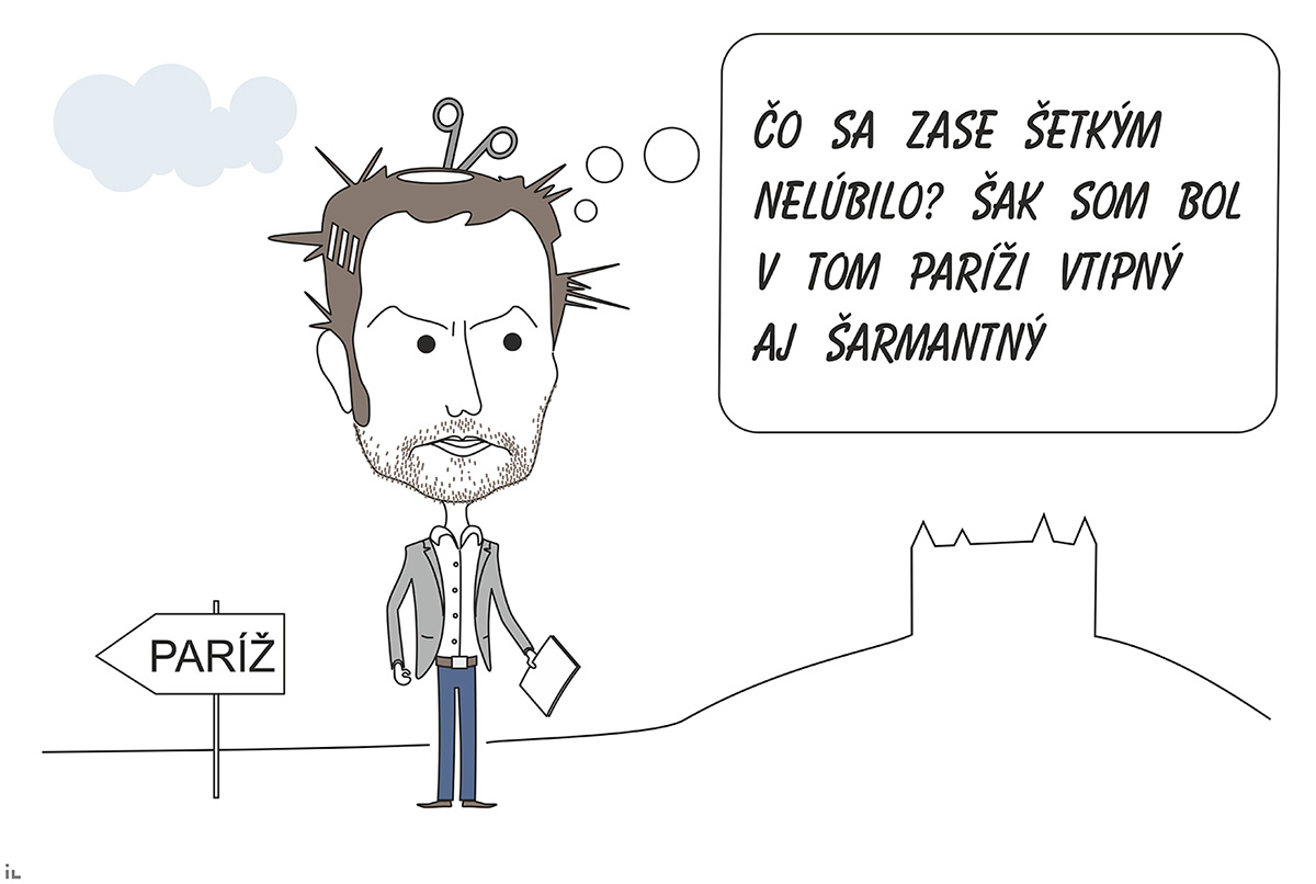 Karikatúra Ivana Lehotského